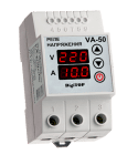 Реле напряжения с контролем тока VA-protector 50