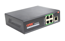 Коммутатор PoE 4-портовый ONV H1004P